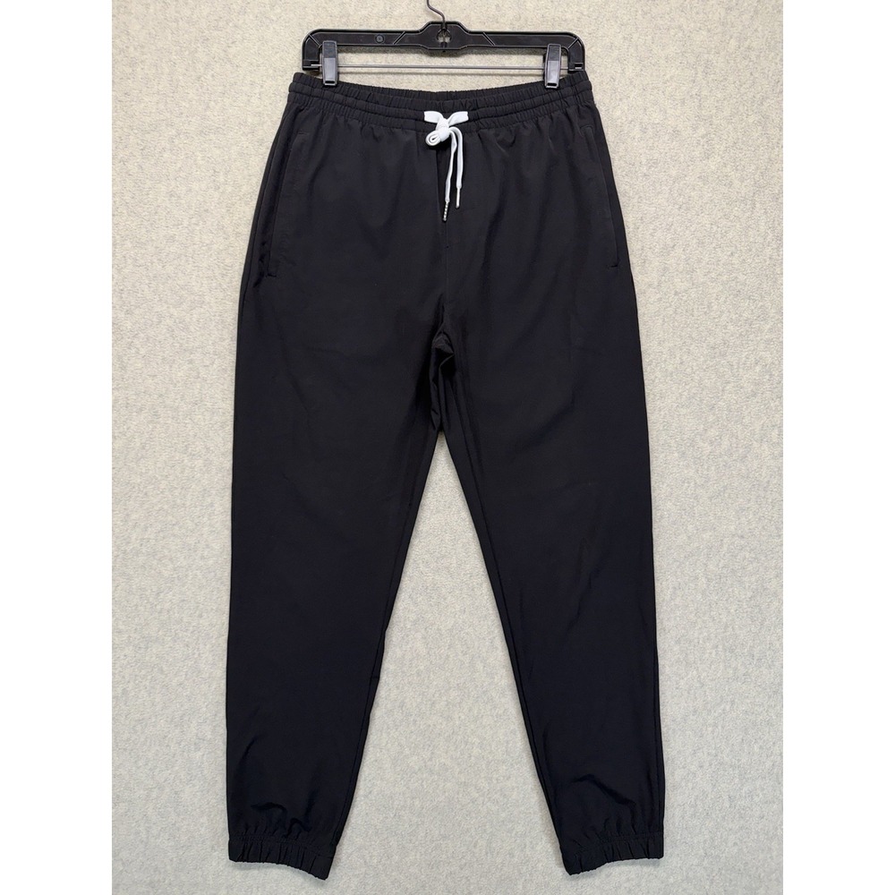 Cove USA Mens 30x28 Black Stretch Jogger Pants Drawstring Athletic Casual